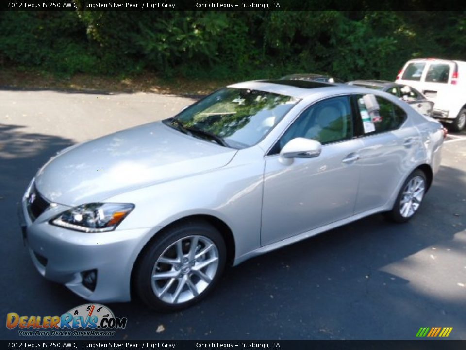 2012 Lexus IS 250 AWD Tungsten Silver Pearl / Light Gray Photo #8