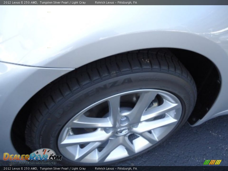 2012 Lexus IS 250 AWD Tungsten Silver Pearl / Light Gray Photo #9