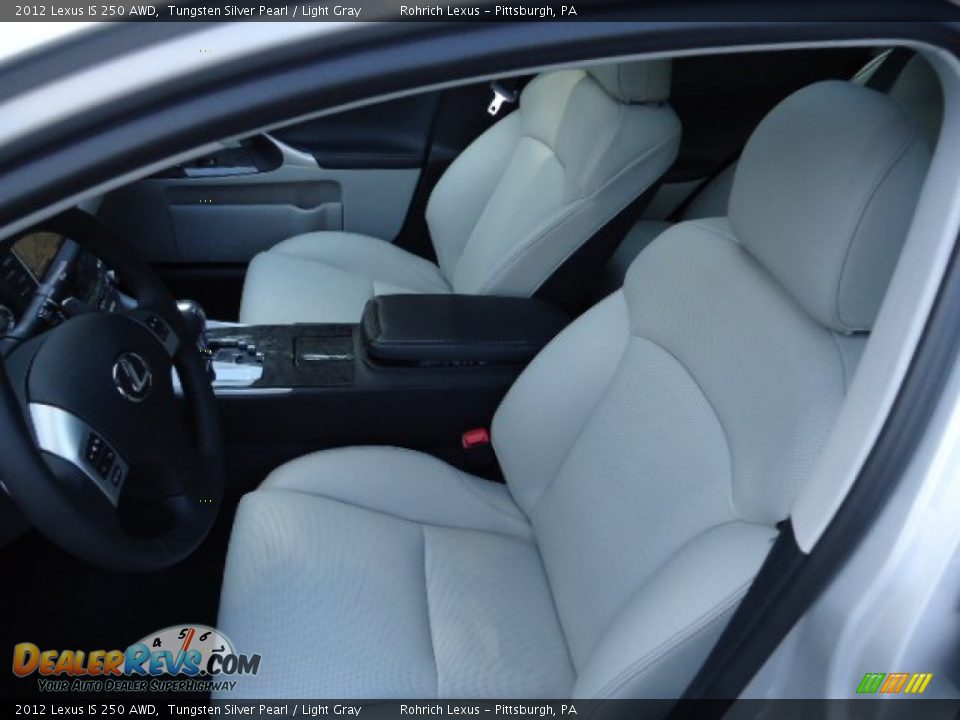 2012 Lexus IS 250 AWD Tungsten Silver Pearl / Light Gray Photo #10