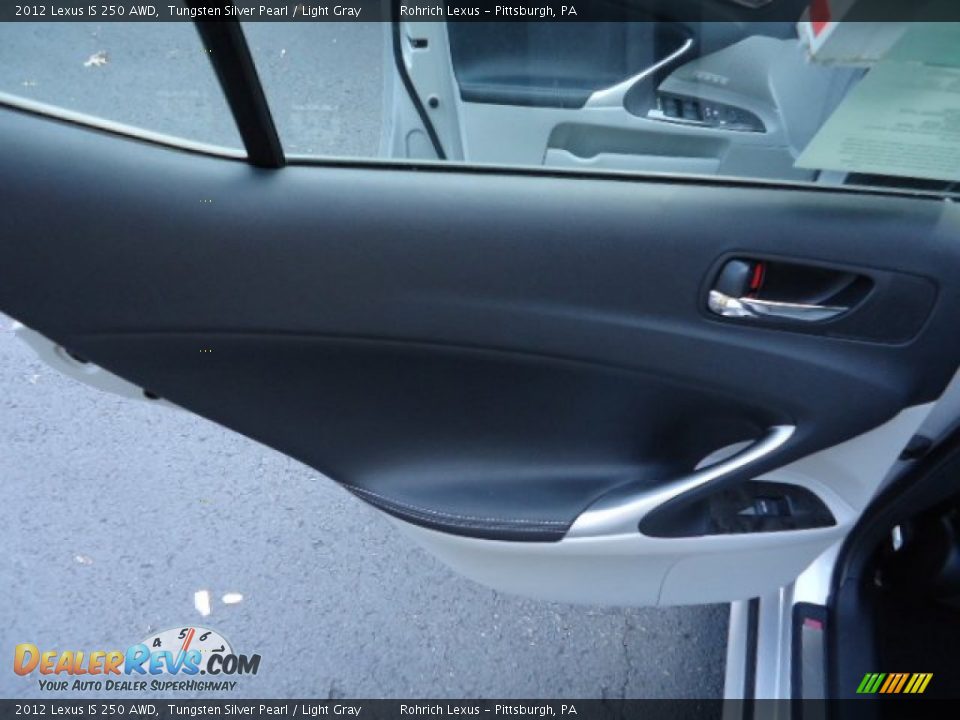2012 Lexus IS 250 AWD Tungsten Silver Pearl / Light Gray Photo #13