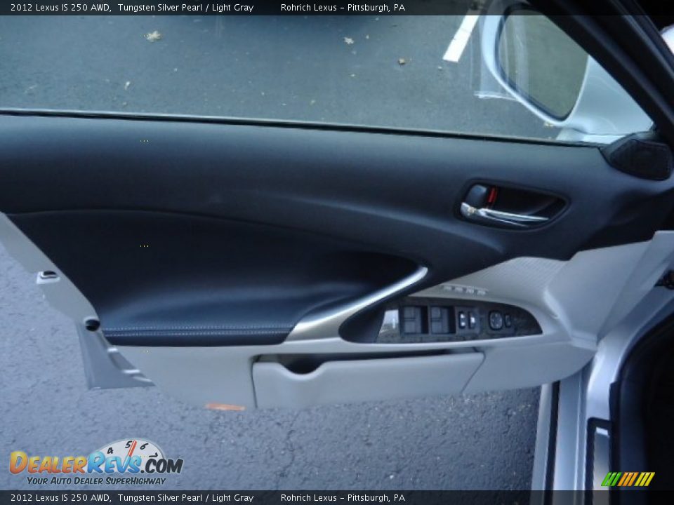 2012 Lexus IS 250 AWD Tungsten Silver Pearl / Light Gray Photo #14