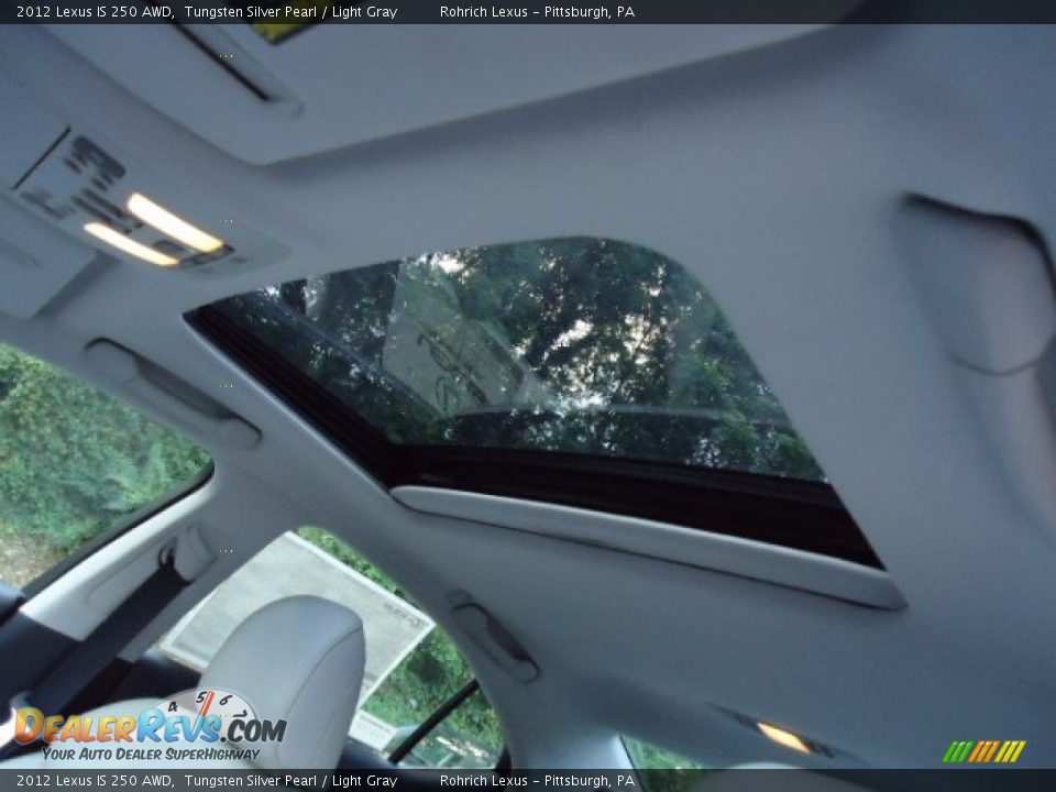 2012 Lexus IS 250 AWD Tungsten Silver Pearl / Light Gray Photo #15