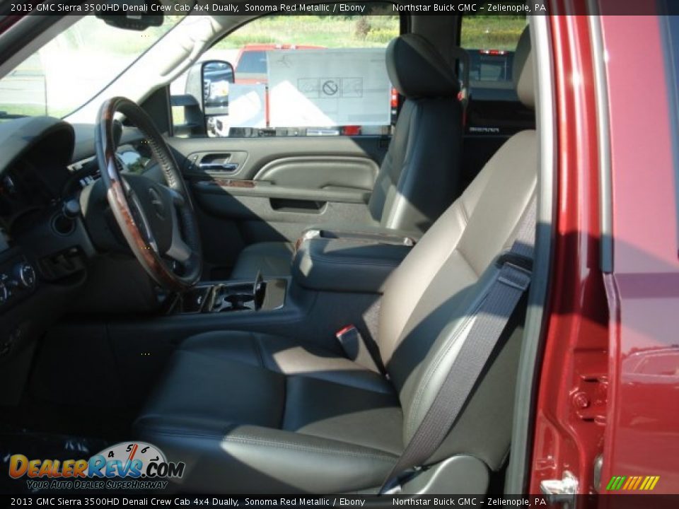 2013 GMC Sierra 3500HD Denali Crew Cab 4x4 Dually Sonoma Red Metallic / Ebony Photo #11
