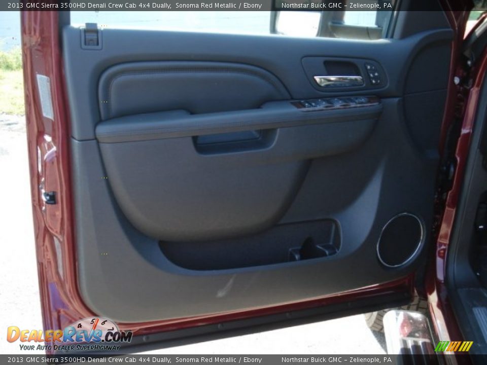 2013 GMC Sierra 3500HD Denali Crew Cab 4x4 Dually Sonoma Red Metallic / Ebony Photo #12