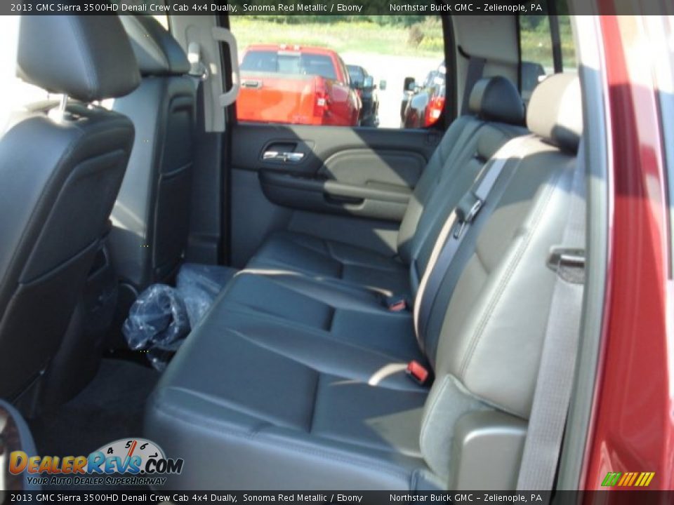 2013 GMC Sierra 3500HD Denali Crew Cab 4x4 Dually Sonoma Red Metallic / Ebony Photo #13
