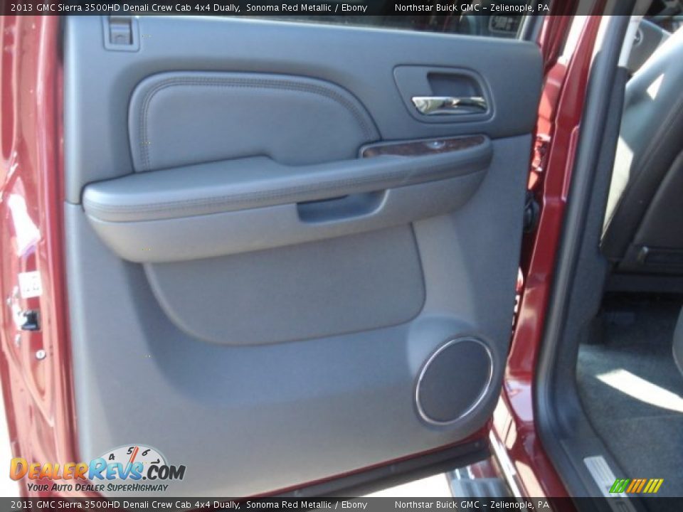 2013 GMC Sierra 3500HD Denali Crew Cab 4x4 Dually Sonoma Red Metallic / Ebony Photo #14