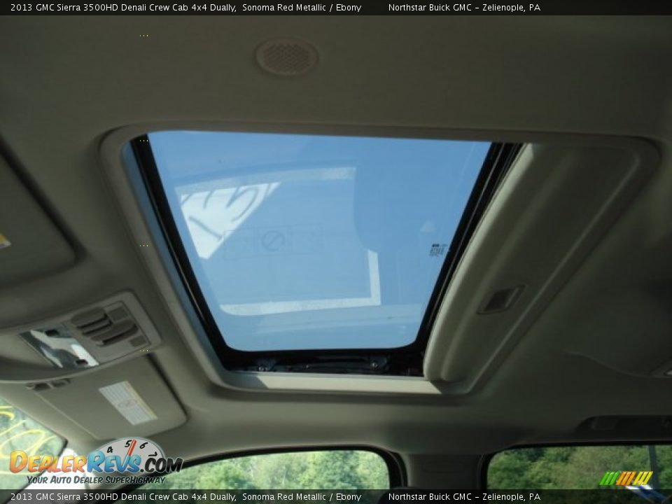 2013 GMC Sierra 3500HD Denali Crew Cab 4x4 Dually Sonoma Red Metallic / Ebony Photo #15