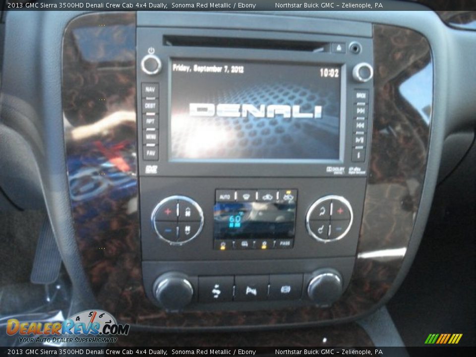 2013 GMC Sierra 3500HD Denali Crew Cab 4x4 Dually Sonoma Red Metallic / Ebony Photo #16