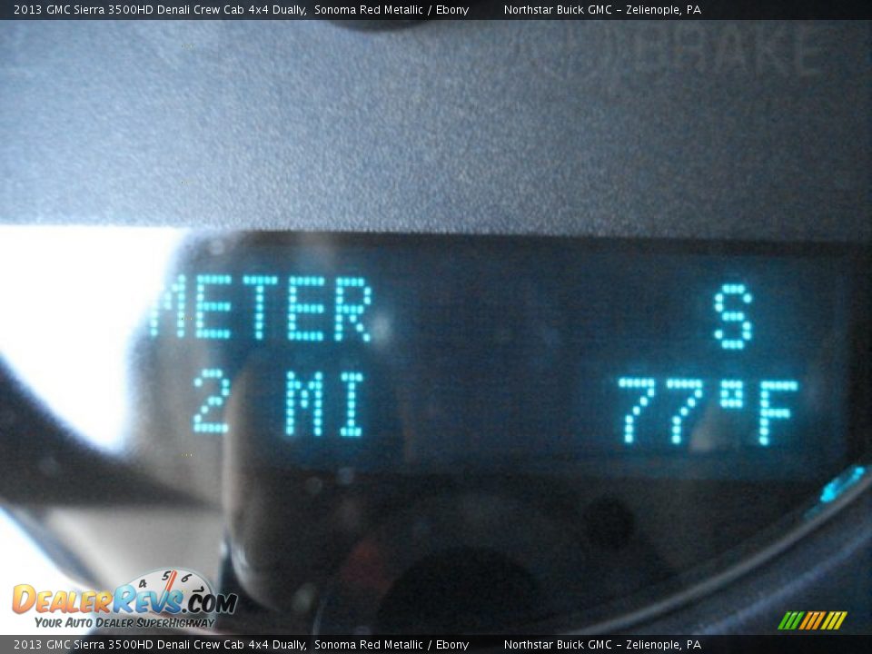 2013 GMC Sierra 3500HD Denali Crew Cab 4x4 Dually Sonoma Red Metallic / Ebony Photo #19