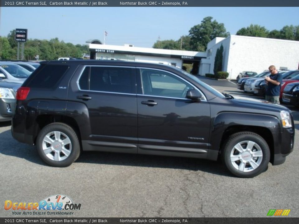 2013 GMC Terrain SLE Carbon Black Metallic / Jet Black Photo #5