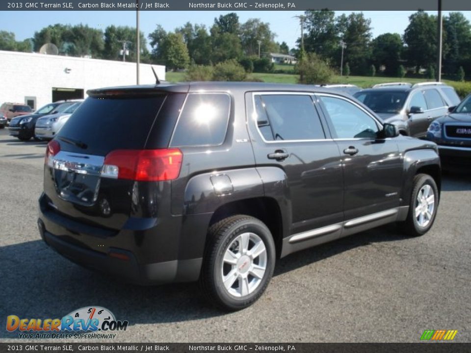 2013 GMC Terrain SLE Carbon Black Metallic / Jet Black Photo #6