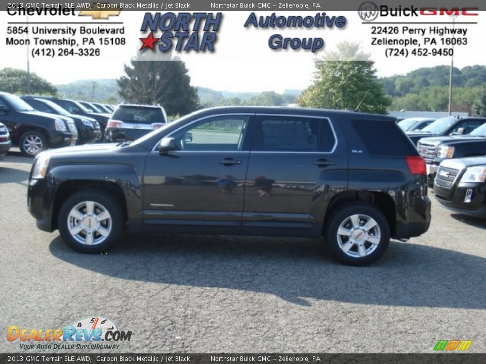 2013 GMC Terrain SLE AWD Carbon Black Metallic / Jet Black Photo #1