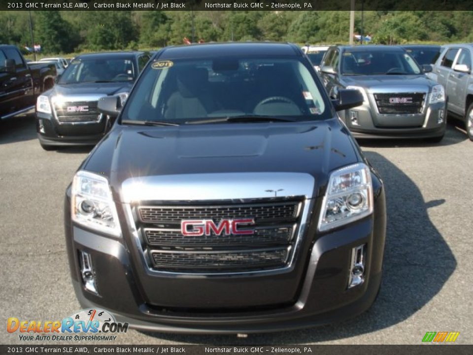2013 GMC Terrain SLE AWD Carbon Black Metallic / Jet Black Photo #3
