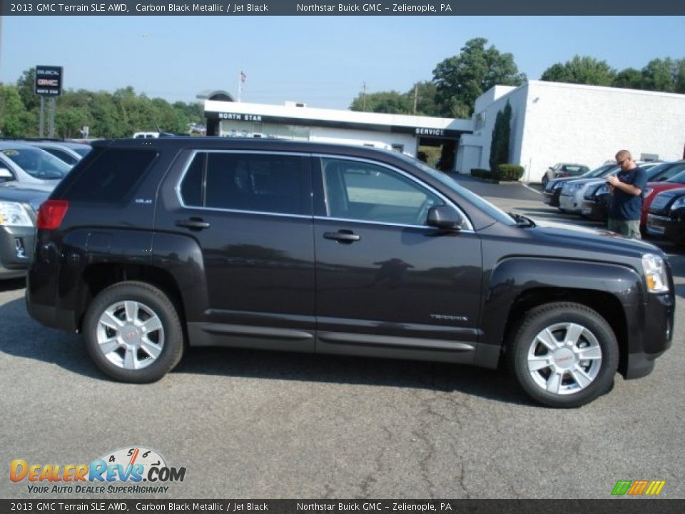 2013 GMC Terrain SLE AWD Carbon Black Metallic / Jet Black Photo #5