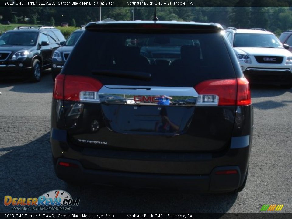 2013 GMC Terrain SLE AWD Carbon Black Metallic / Jet Black Photo #7