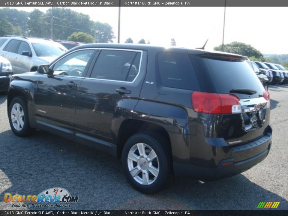 2013 GMC Terrain SLE AWD Carbon Black Metallic / Jet Black Photo #8
