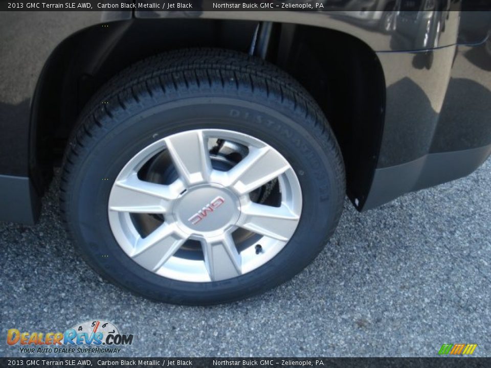2013 GMC Terrain SLE AWD Carbon Black Metallic / Jet Black Photo #9
