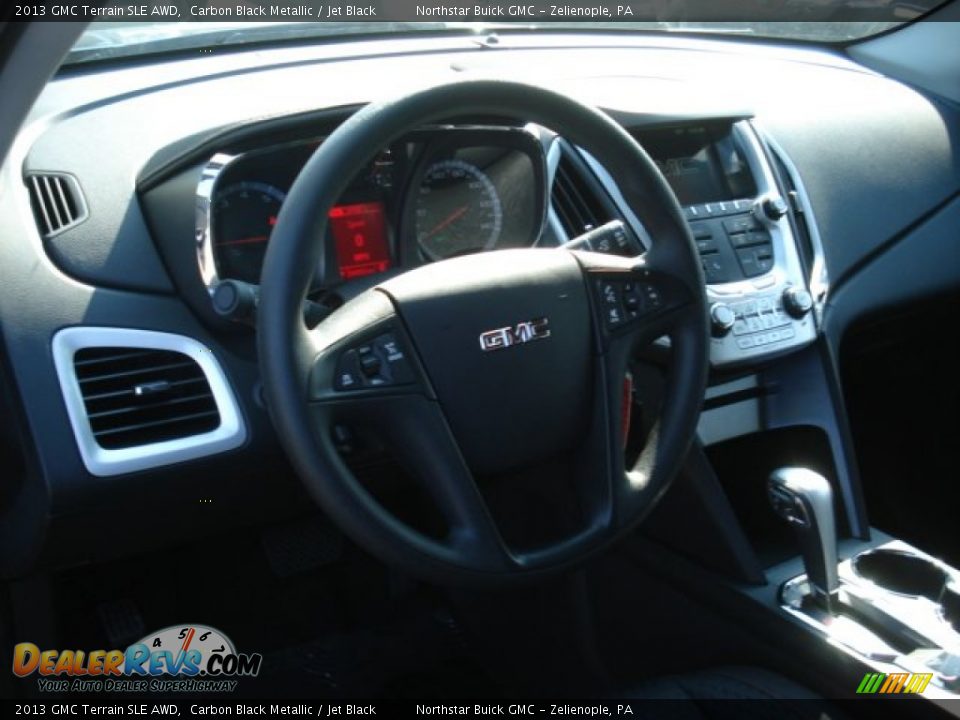2013 GMC Terrain SLE AWD Carbon Black Metallic / Jet Black Photo #10
