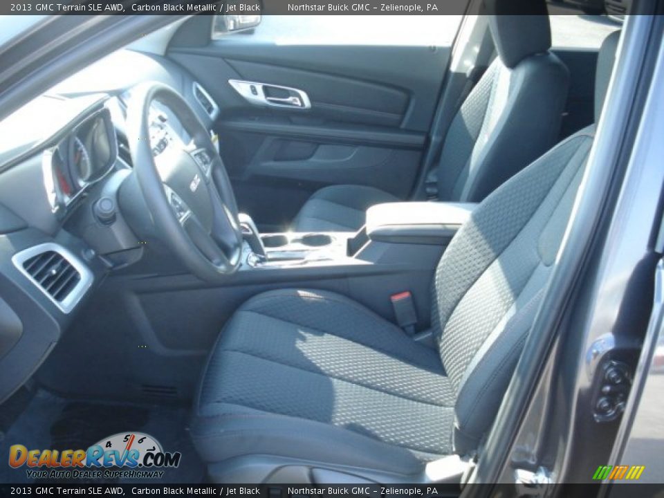 2013 GMC Terrain SLE AWD Carbon Black Metallic / Jet Black Photo #11