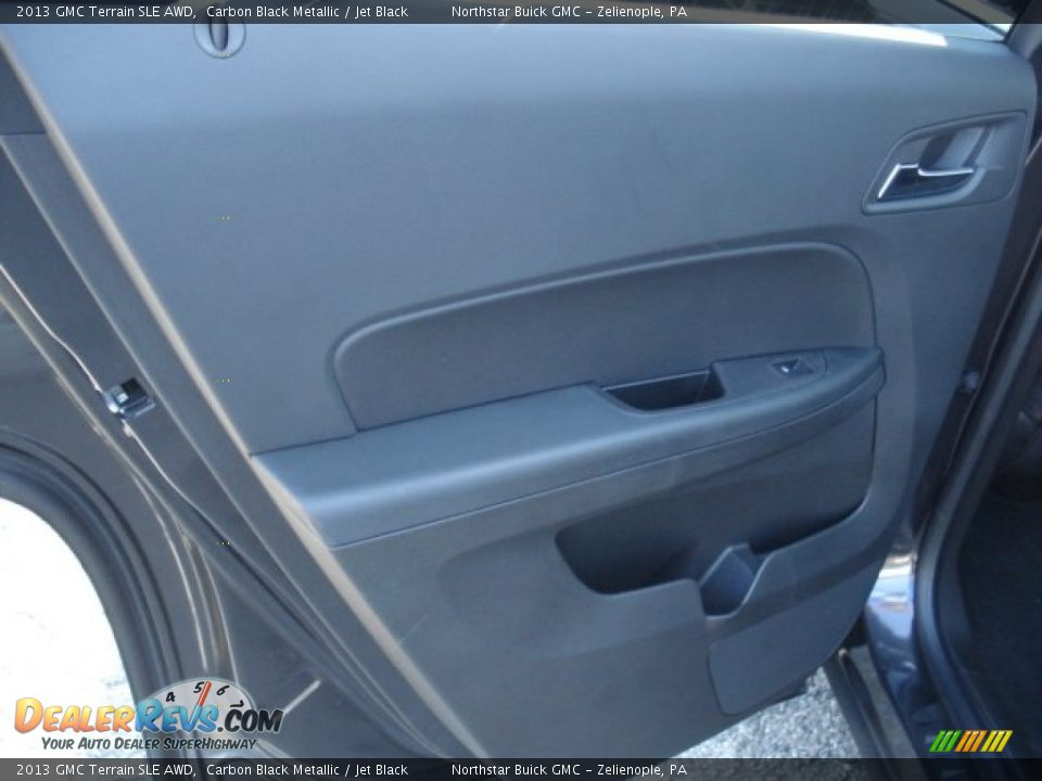 2013 GMC Terrain SLE AWD Carbon Black Metallic / Jet Black Photo #14