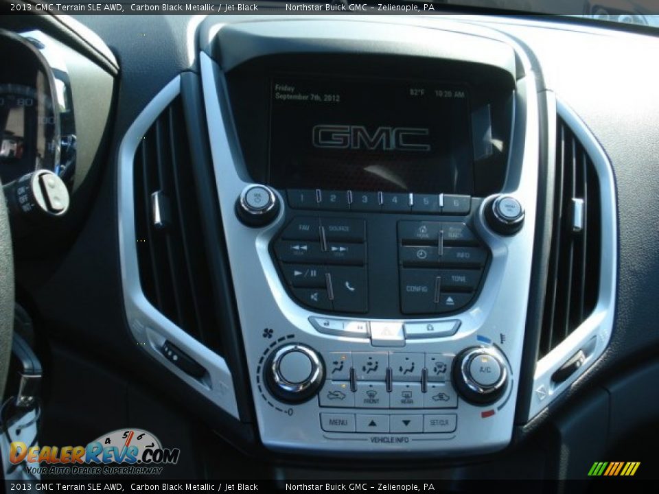 2013 GMC Terrain SLE AWD Carbon Black Metallic / Jet Black Photo #16