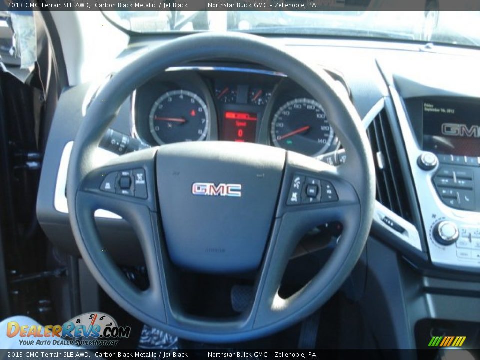 2013 GMC Terrain SLE AWD Carbon Black Metallic / Jet Black Photo #18
