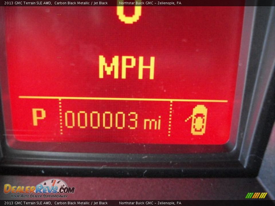 2013 GMC Terrain SLE AWD Carbon Black Metallic / Jet Black Photo #19