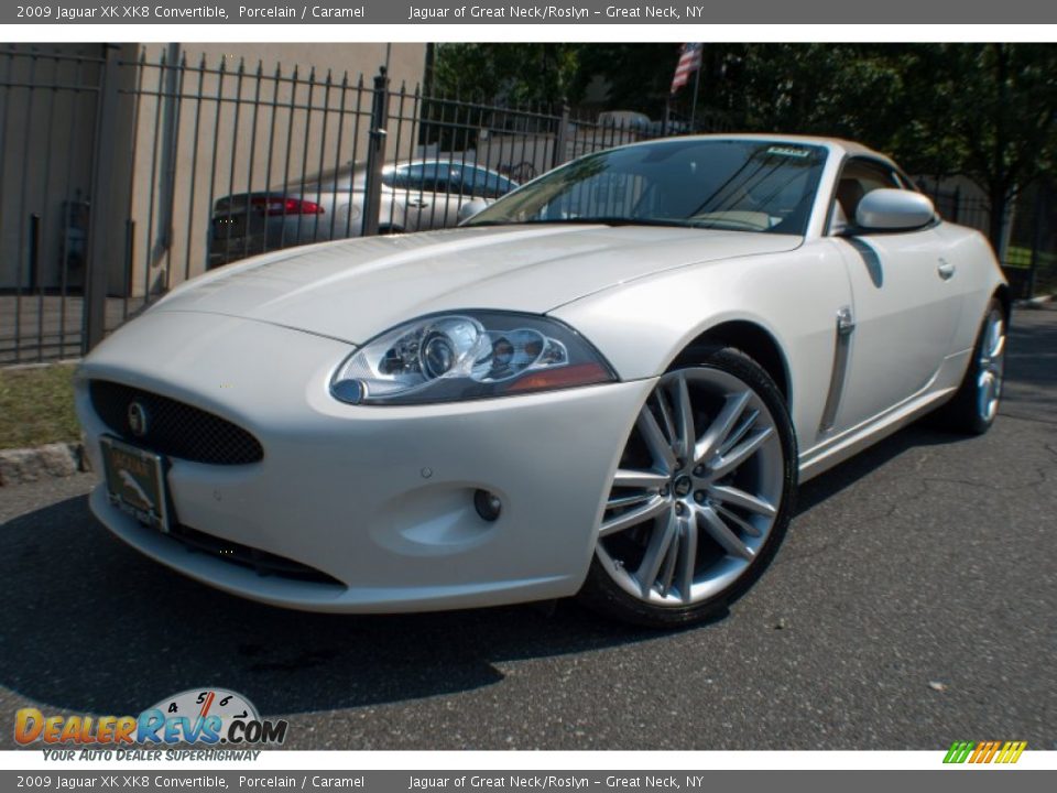 2009 Jaguar XK XK8 Convertible Porcelain / Caramel Photo #1
