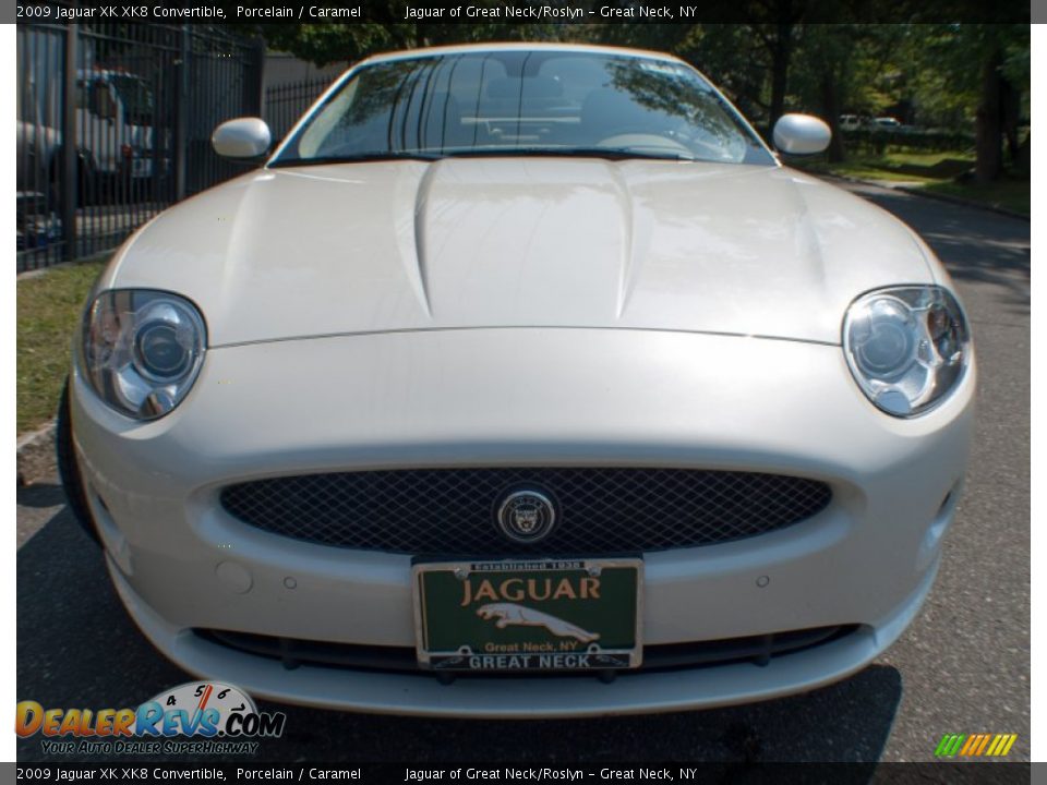 2009 Jaguar XK XK8 Convertible Porcelain / Caramel Photo #2