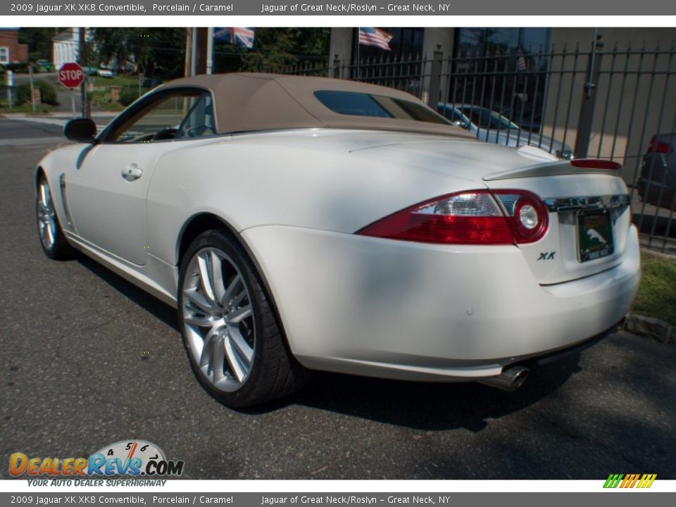 2009 Jaguar XK XK8 Convertible Porcelain / Caramel Photo #4