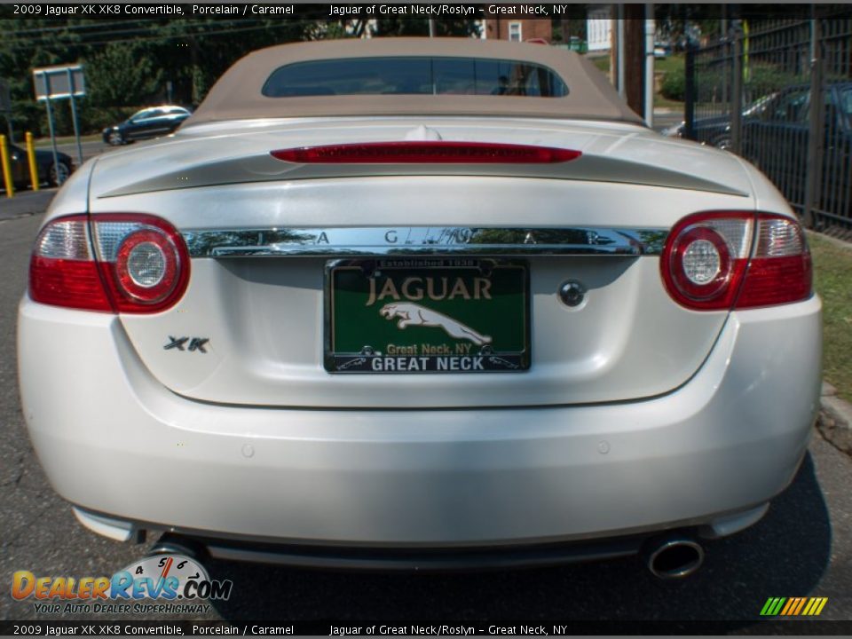 2009 Jaguar XK XK8 Convertible Porcelain / Caramel Photo #5