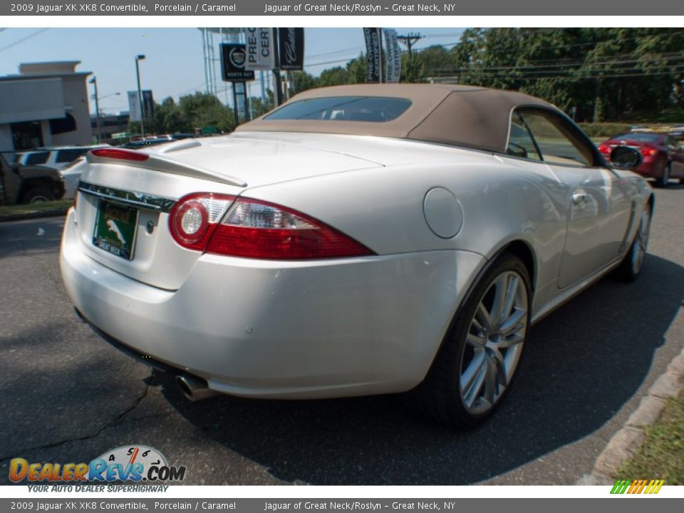 2009 Jaguar XK XK8 Convertible Porcelain / Caramel Photo #6