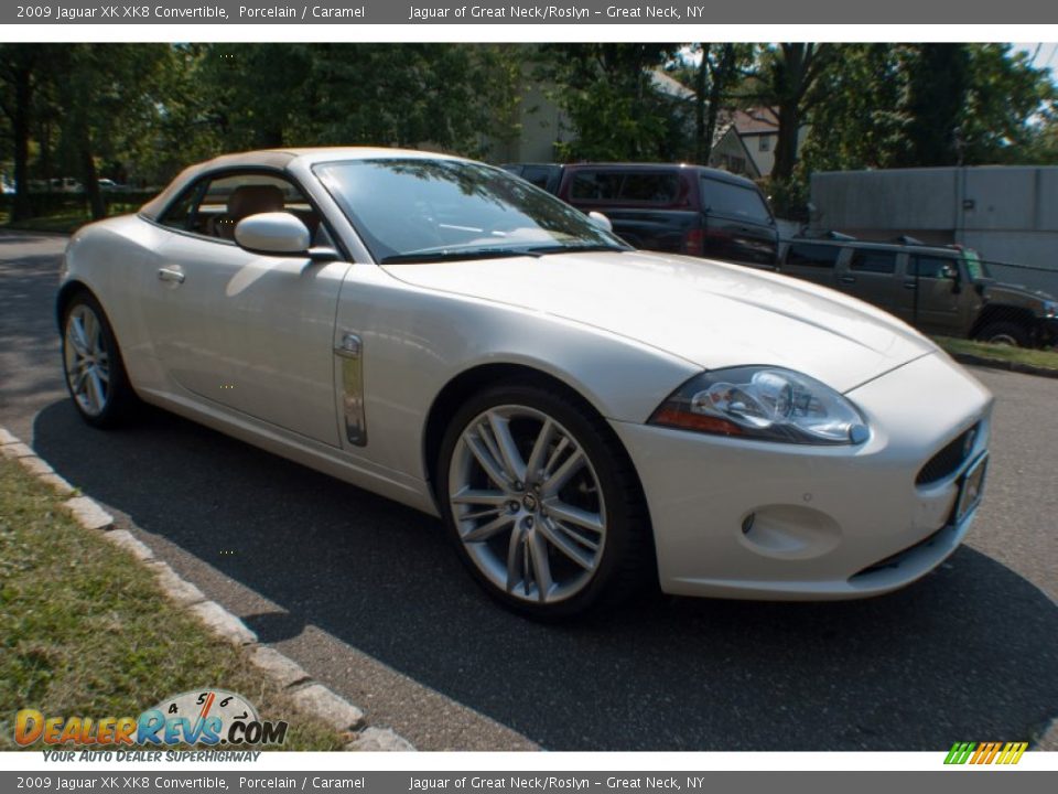 2009 Jaguar XK XK8 Convertible Porcelain / Caramel Photo #7