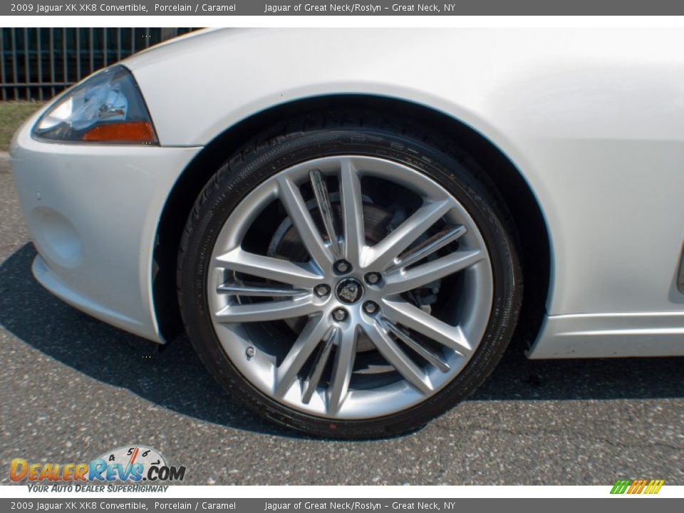 2009 Jaguar XK XK8 Convertible Porcelain / Caramel Photo #8