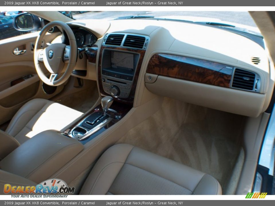 2009 Jaguar XK XK8 Convertible Porcelain / Caramel Photo #9