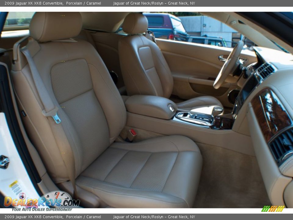 2009 Jaguar XK XK8 Convertible Porcelain / Caramel Photo #10