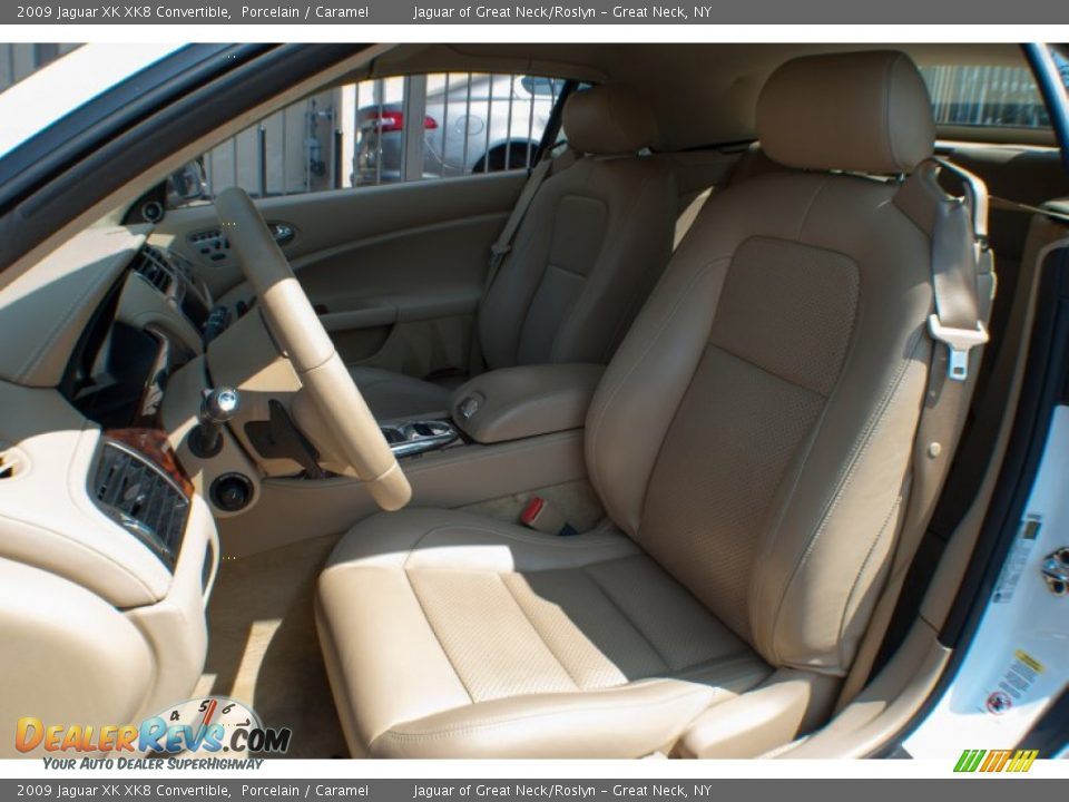 2009 Jaguar XK XK8 Convertible Porcelain / Caramel Photo #15
