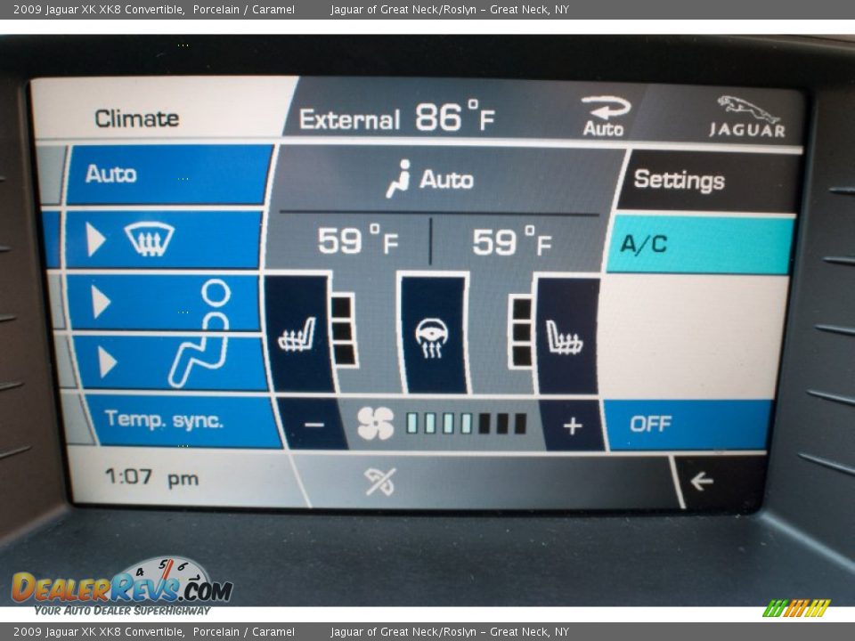2009 Jaguar XK XK8 Convertible Porcelain / Caramel Photo #20
