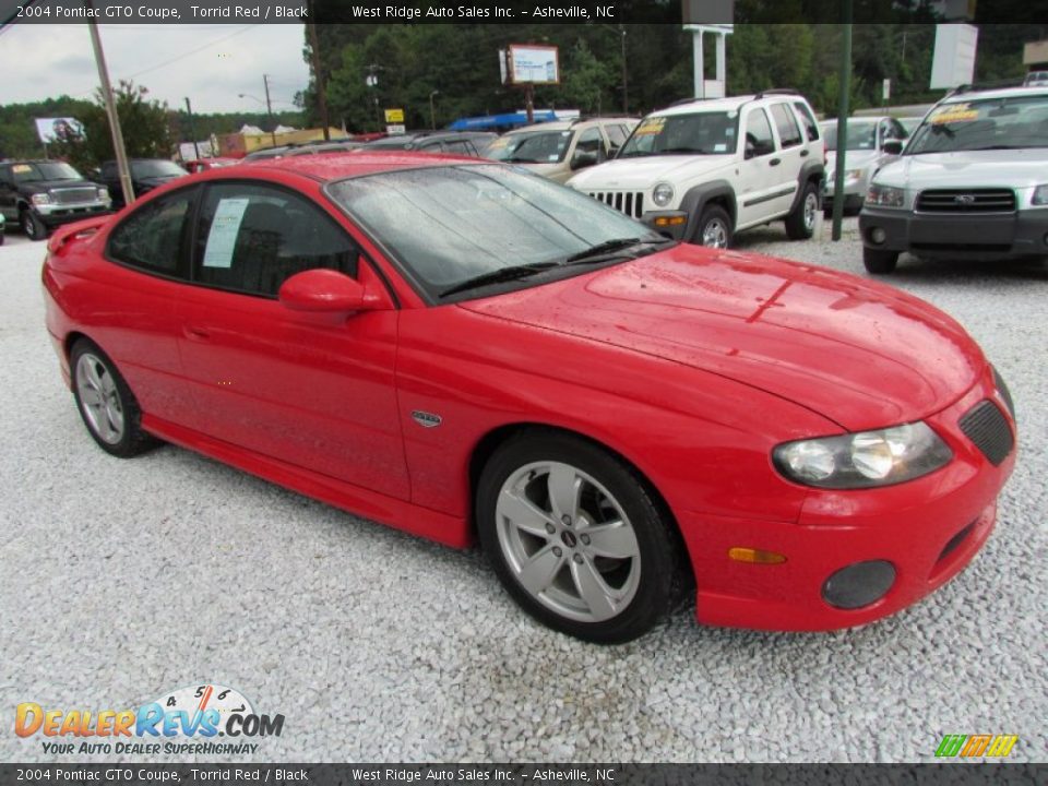 2004 Pontiac GTO Coupe Torrid Red / Black Photo #1