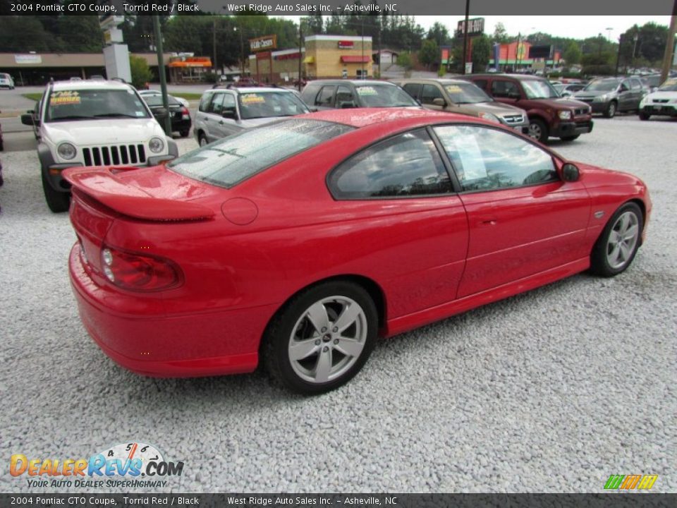2004 Pontiac GTO Coupe Torrid Red / Black Photo #4