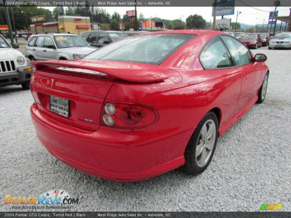 2004 Pontiac GTO Coupe Torrid Red / Black Photo #5