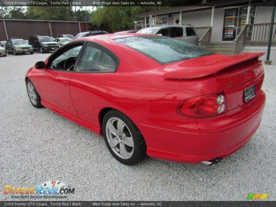 2004 Pontiac GTO Coupe Torrid Red / Black Photo #7