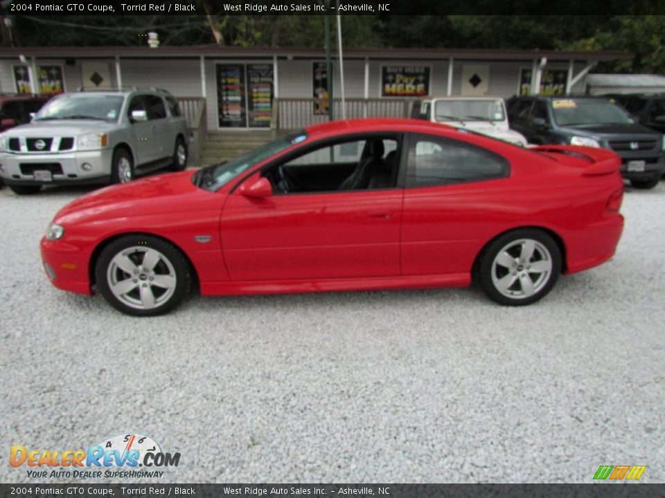 2004 Pontiac GTO Coupe Torrid Red / Black Photo #9