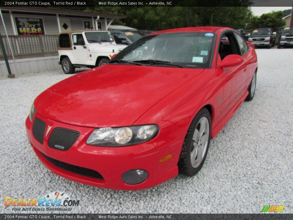 2004 Pontiac GTO Coupe Torrid Red / Black Photo #11