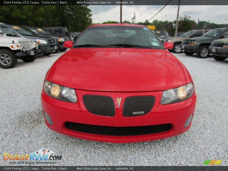 2004 Pontiac GTO Coupe Torrid Red / Black Photo #12