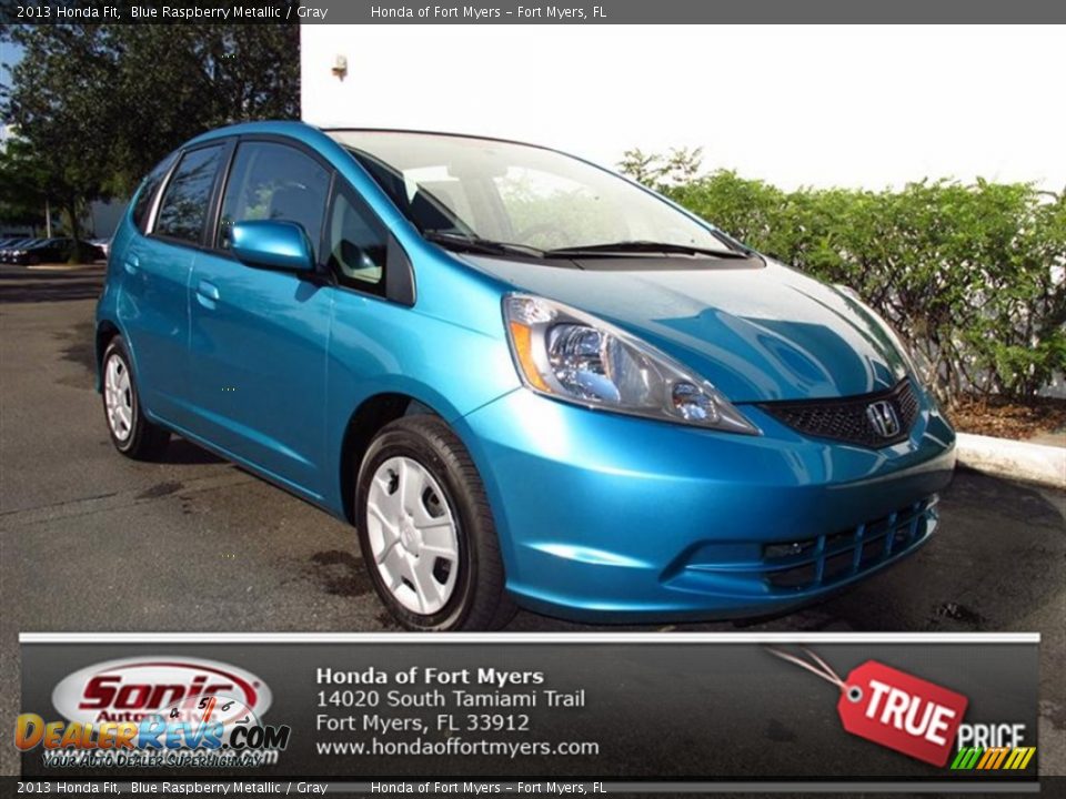 2013 Honda Fit Blue Raspberry Metallic / Gray Photo #1