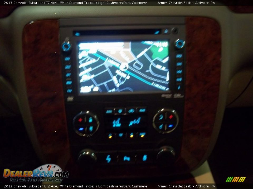 2013 Chevrolet Suburban LTZ 4x4 White Diamond Tricoat / Light Cashmere/Dark Cashmere Photo #13