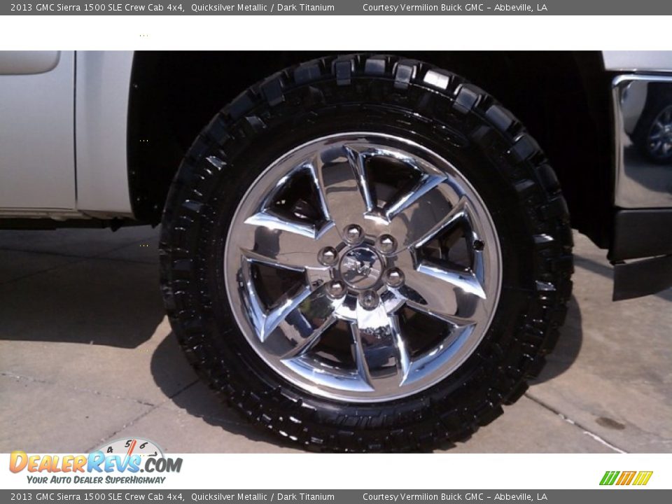 2013 GMC Sierra 1500 SLE Crew Cab 4x4 Quicksilver Metallic / Dark Titanium Photo #4