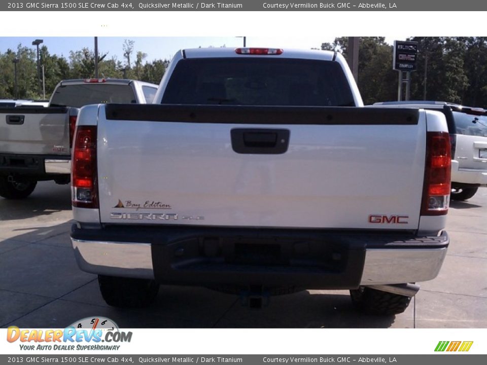 2013 GMC Sierra 1500 SLE Crew Cab 4x4 Quicksilver Metallic / Dark Titanium Photo #5