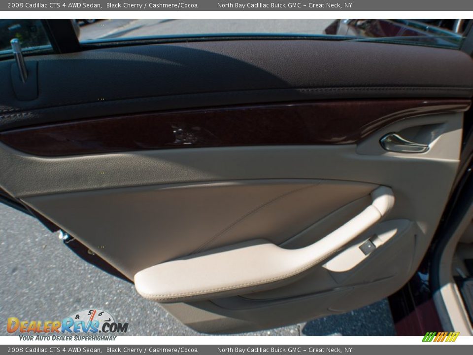 2008 Cadillac CTS 4 AWD Sedan Black Cherry / Cashmere/Cocoa Photo #15